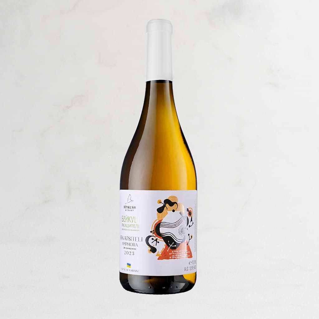 Вино Бейкуш Амфора Ркацителі сухе біле 2023